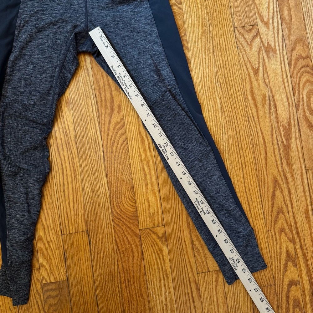 Athleta Excursion Hybrid Tight Gray Colorblock Leggings Women’s Size Small - Picture 11 of 11